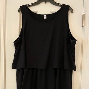 Old Navy Maternity Nursing Top XXL Black